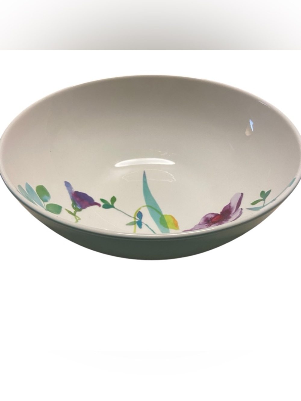 Portmeirion Water Garden Serving Bowl Floral 9.5” Oven To Table Dishwasher safe